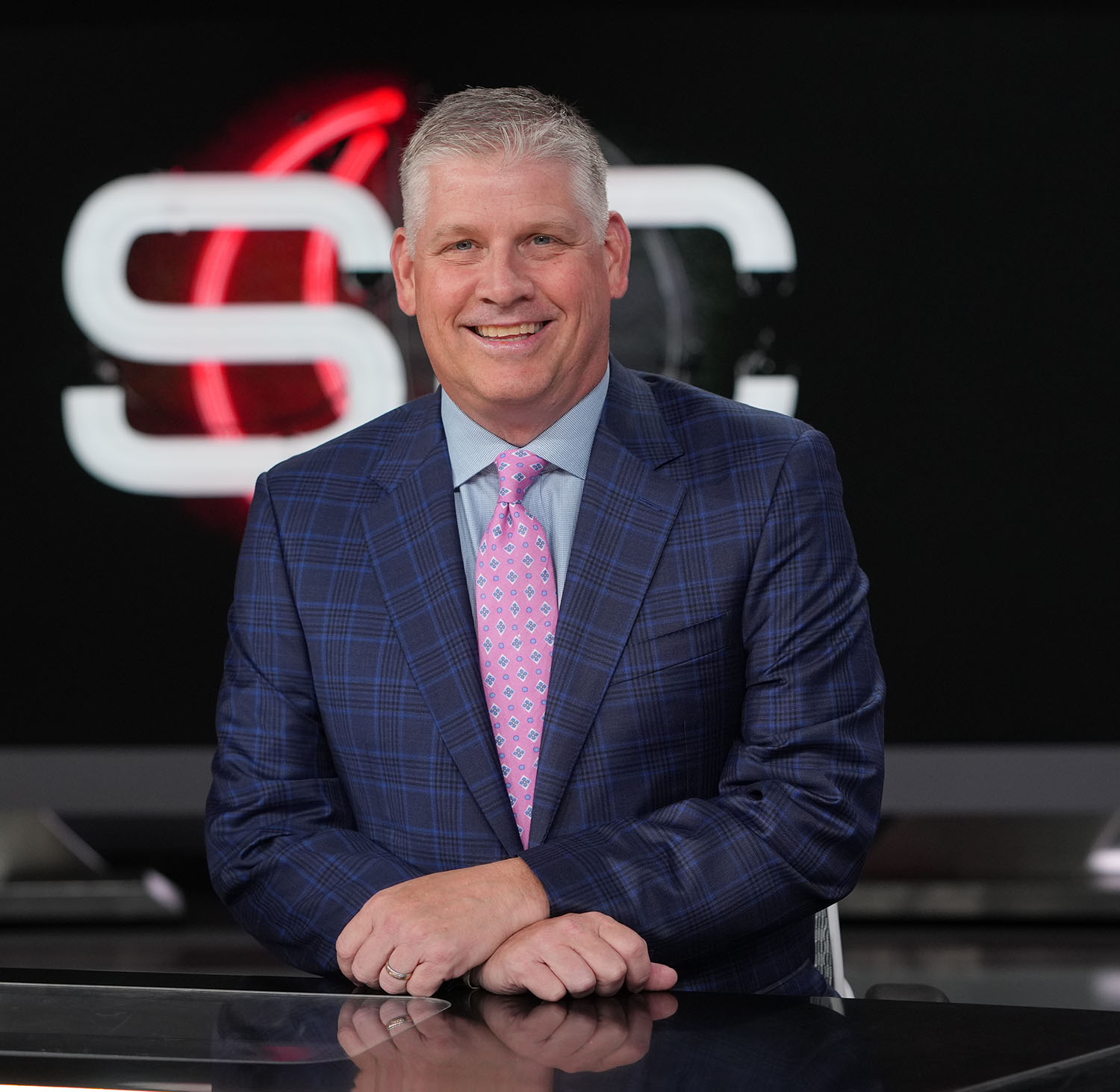 John Anderson is an anchor on the Emmy-award winning daily studio show SportsCenter, ESPN’s flagship sports news program. Anderson is most often seen on the 11 p.m. ET edition of the program, both in the studio and from locations at major sporting events.