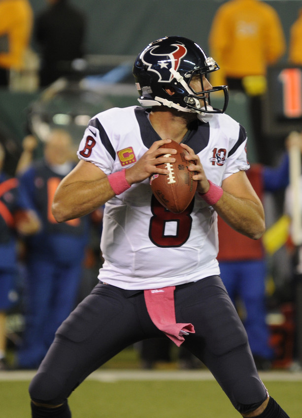 Matt Schaub - Houston Texans - October 8, 2012