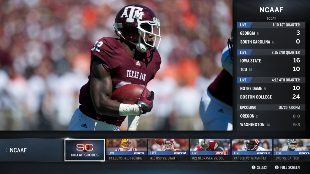 ESPN on Xbox One