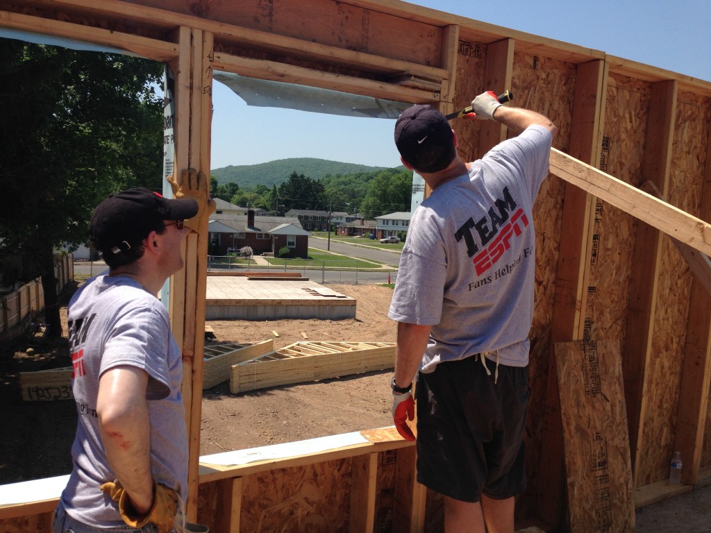 Habitat for Humanity Home Build in Bristol, Conn.