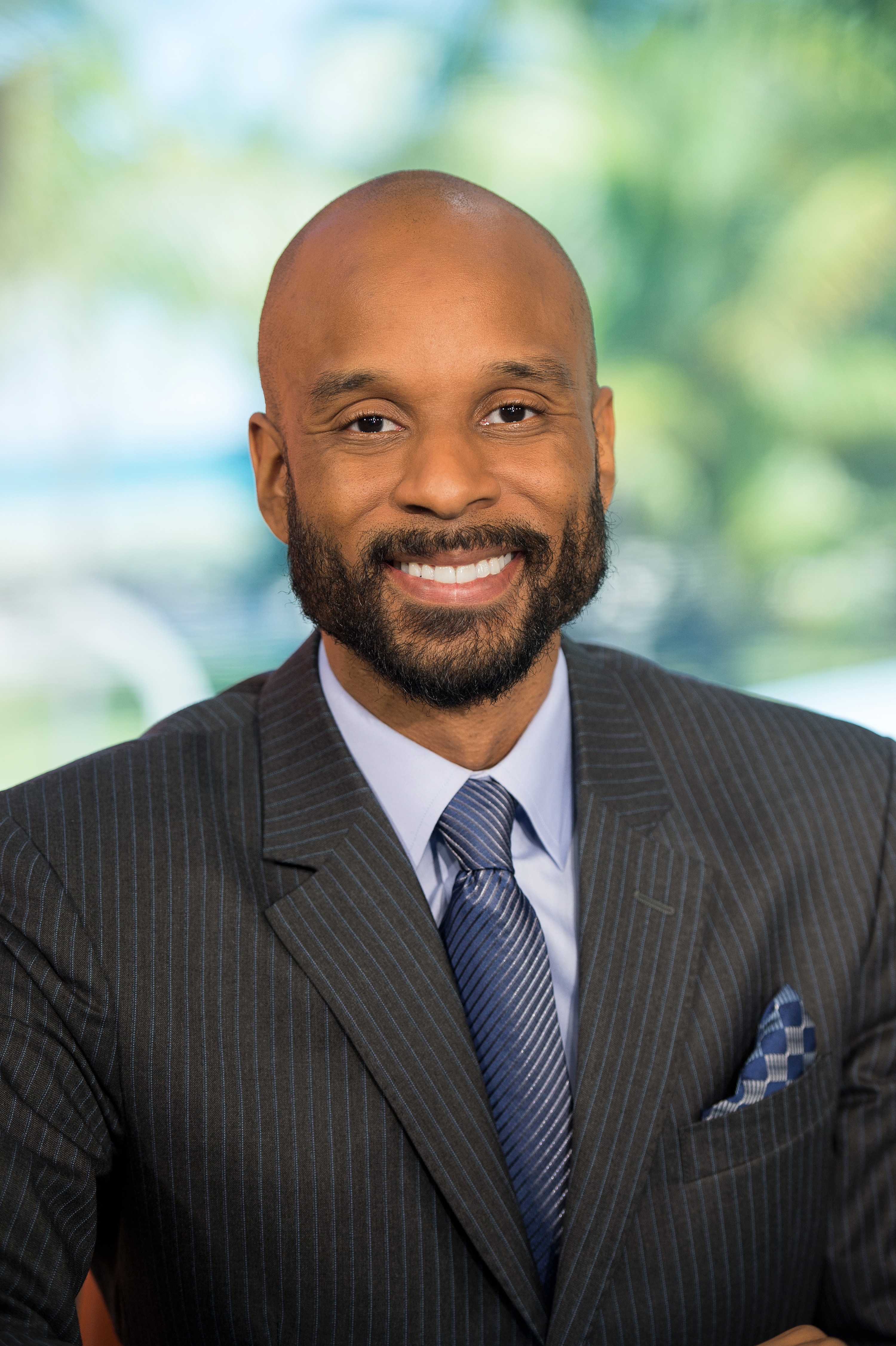 Miami, FL - November 11, 2014: Bomani Jones on the set of Highly Questionable (Photo by Rodrigo Varela / ESPN Images)