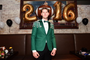Atlanta, GA - December 9, 2015 - Stats: 2015 College Football Playoff tuxedos (Photo by Phil Ellsworth / ESPN Images)