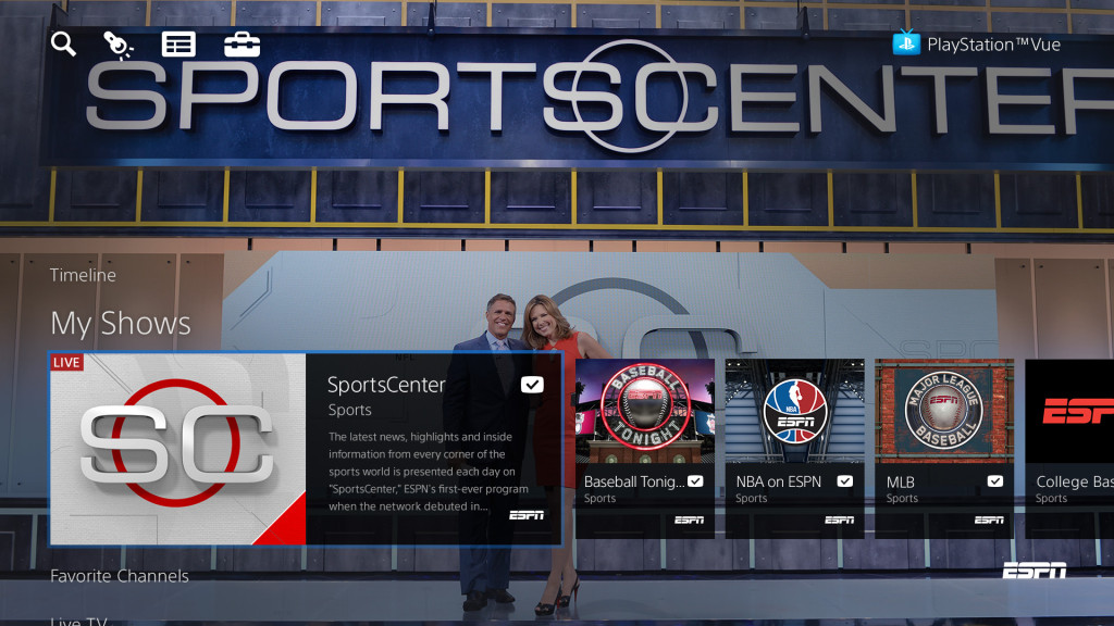 Disney and ESPN Media Networks Now Available on PlayStation™Vue