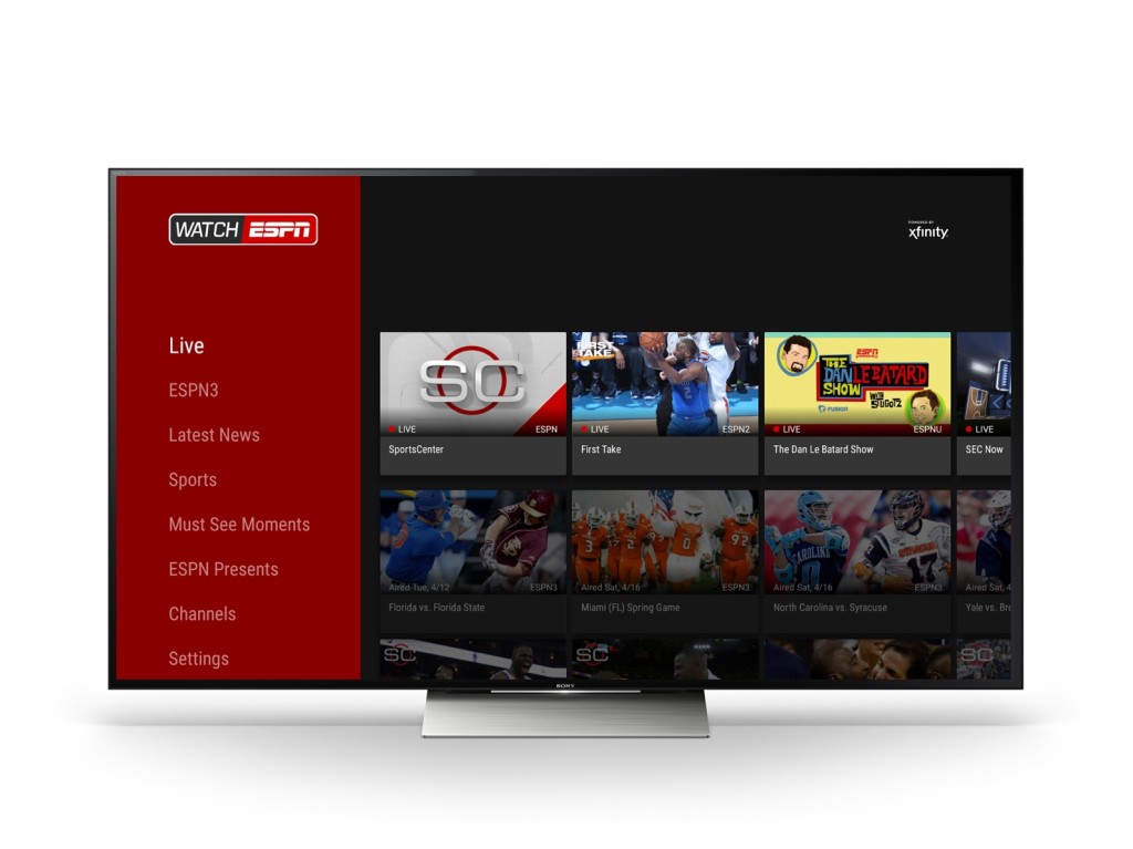 WatchESPN Access Launches on Android TV