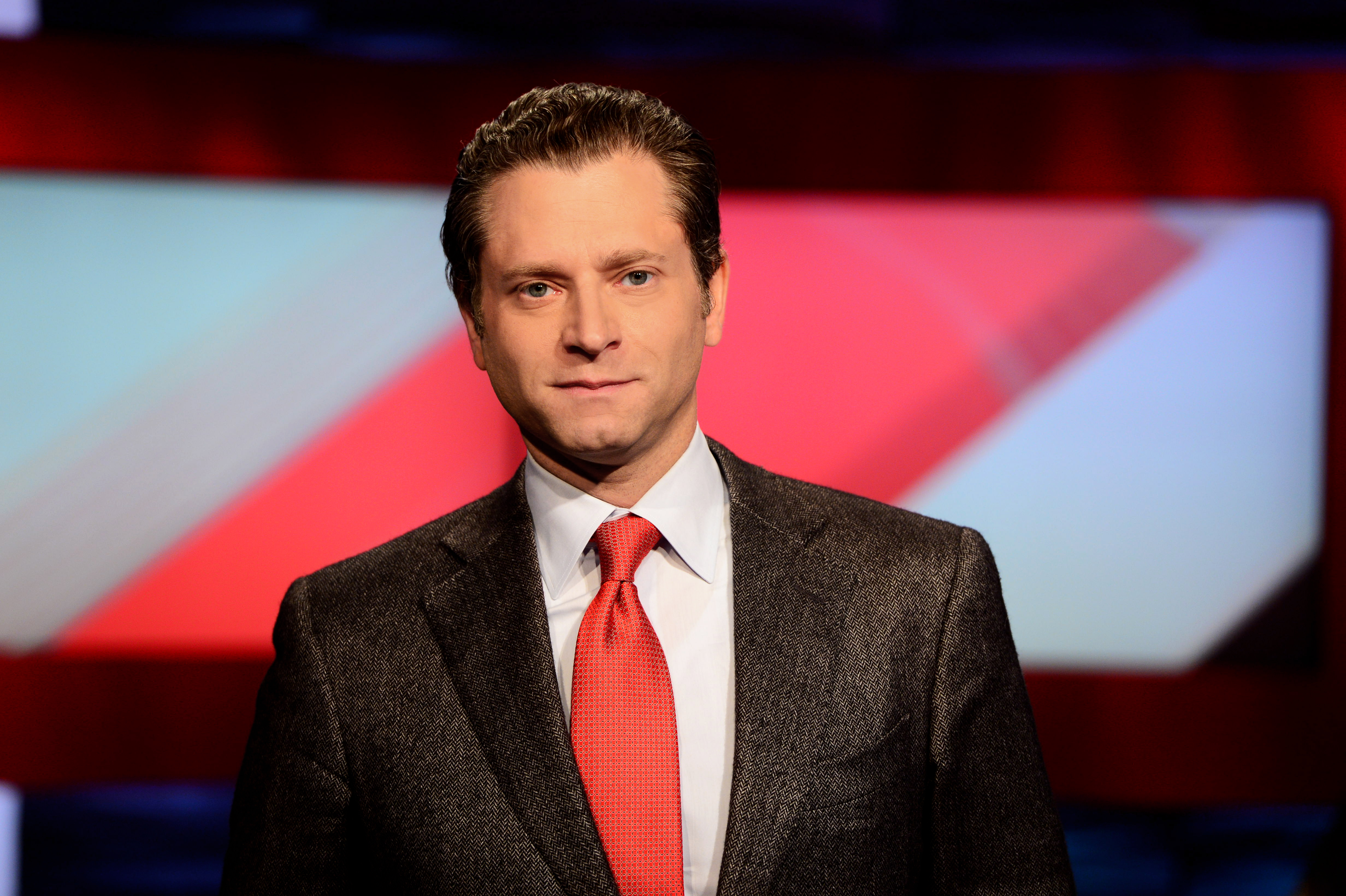 Bristol, CT - April 17, 2014 - Studio D: Jeremy Schaap on the Outside the Lines set.(Photo by Joe Faraoni / ESPN Images)