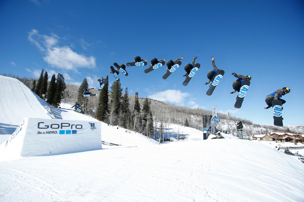 Aspen, CO - January 29, 2016 - Buttermilk Mountain: Spencer O'Brien competing in Women's Snowboard SlopeStyle Final during X Games Aspen 2016 (Photo by Eddie Perlas / ESPN Images)