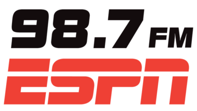 ESPN Radio 98.7 FM Logo