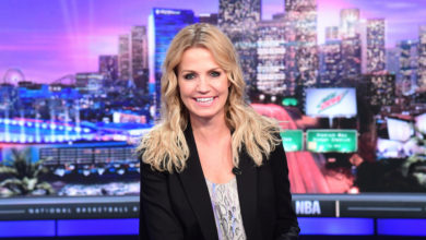 Michelle Beadle on NBA Countdown set