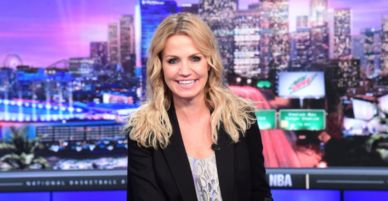 Michelle Beadle on NBA Countdown set