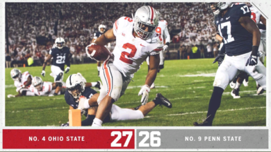 College Football, OSU vs Penn St