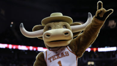 Hook 'em (1), mascot of the University of Texas Longhorns