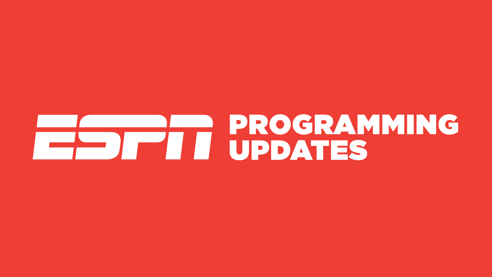 Programming Updates