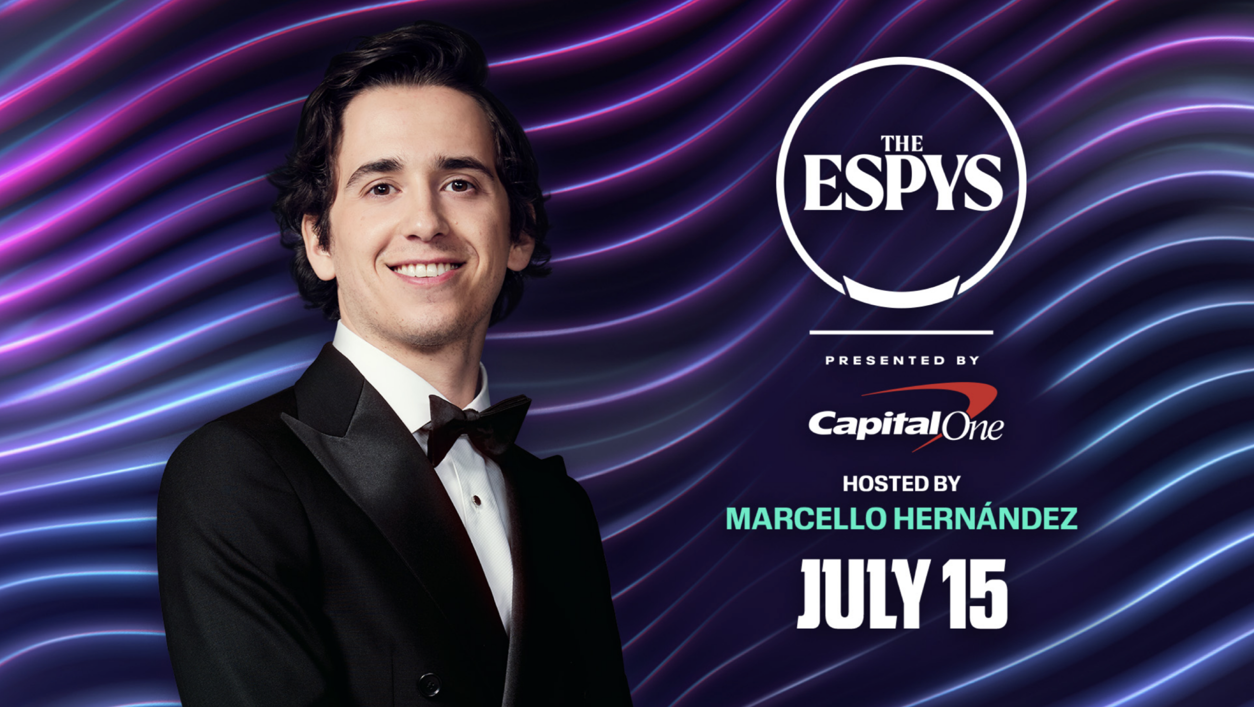 On Wednesday evening, an elite lineup of athletes and Hollywood stars gathered at the David H. Koch Theater at Lincoln Center in New York City to celebrate the year’s best moments in sports at The 2026 ESPYS Presented by Capital One. The show, which aired live on ABC and streamed on the ESPN App in pattern with ABC airings across time zones, was hosted by comedian, actor, writer and producer Marcello Hernández, who became the first Latino host of the ESPYS in 25 years.